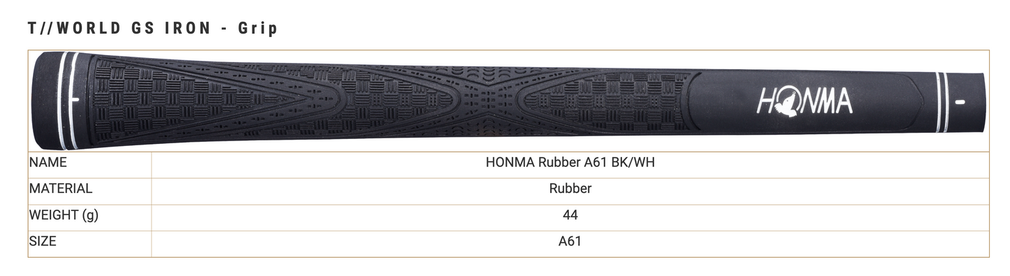 全新 Honma T//WORLD GS N.S.PRO 950GH neo 鐵桿5支(#6-10)