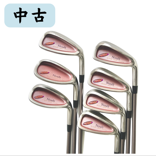 中古 GOLF PLANNER Nouli SUPER DEEP CAVITY 鐵桿套組 7 支（#5-9, S, P）