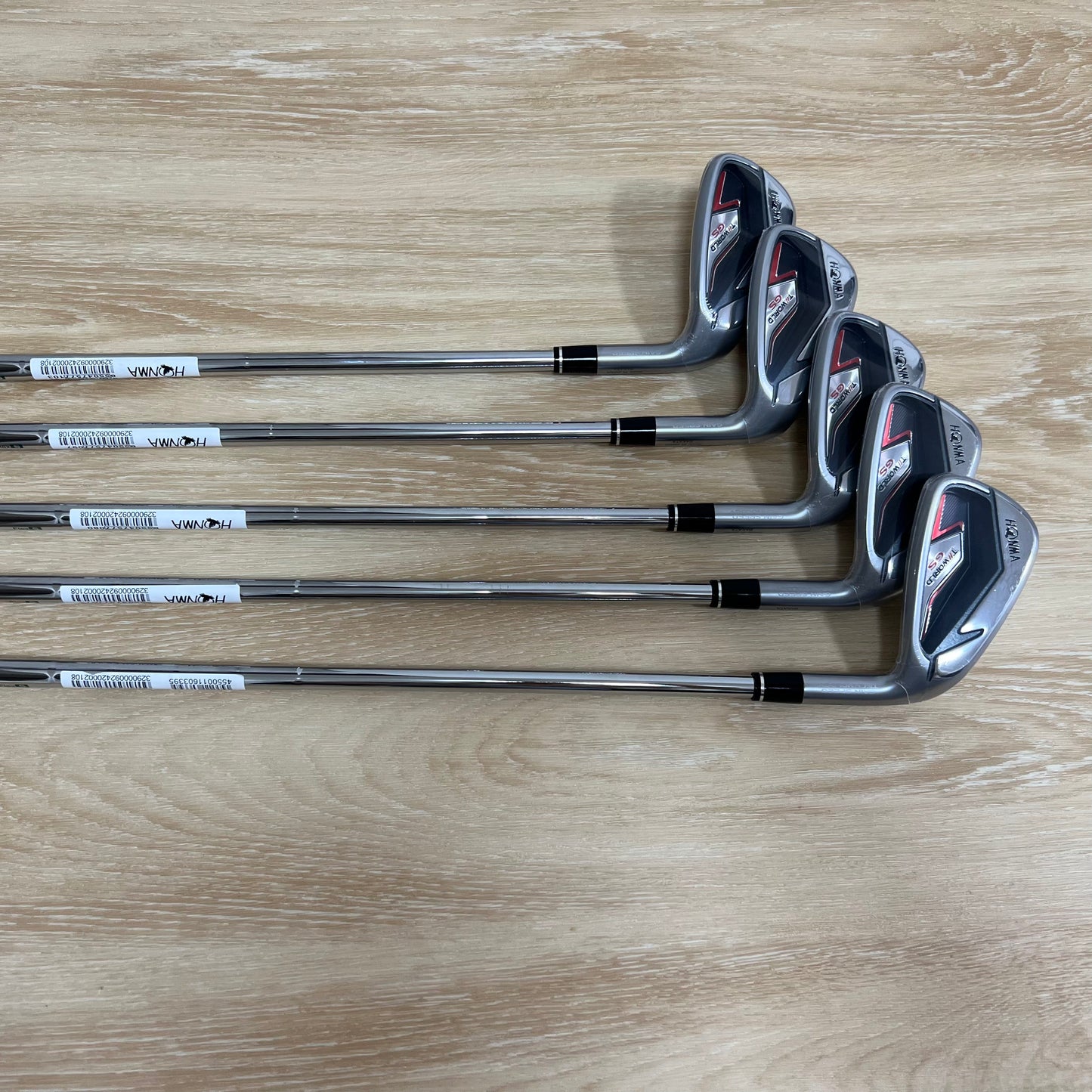 全新 Honma T//WORLD GS N.S.PRO 950GH neo 鐵桿5支（#6-10）