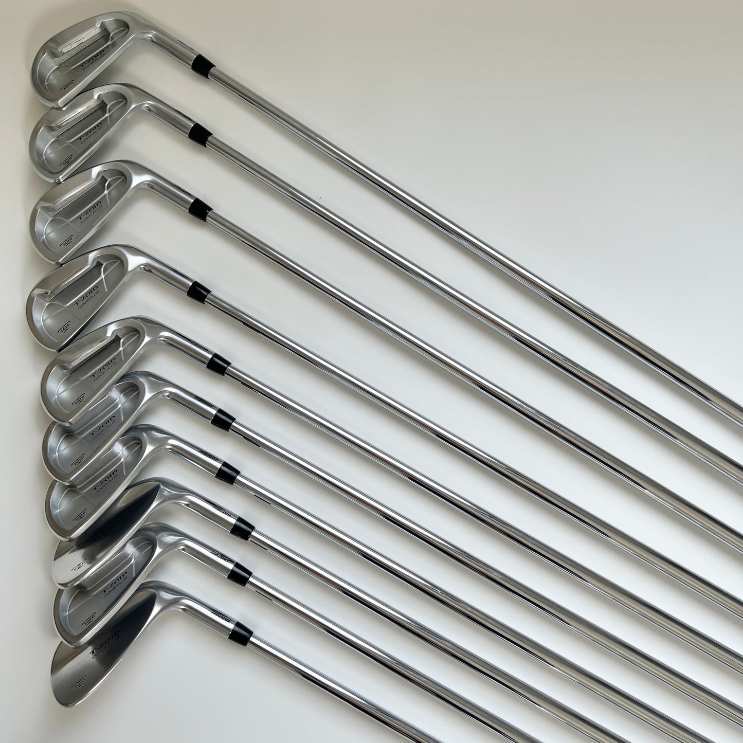 中古 MIZUNO T-ZOID COMP PLUS 鐵桿套組 10 支（#3-9, S, P, F）