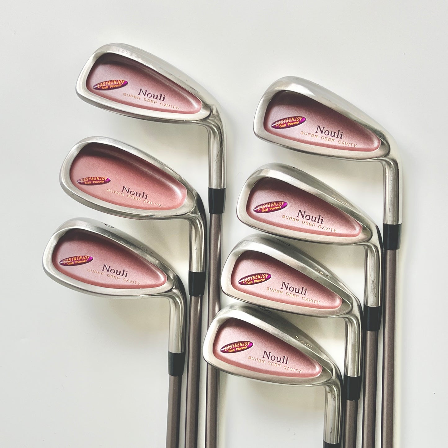 中古 GOLF PLANNER Nouli SUPER DEEP CAVITY 鐵桿套組 7 支（#5-9, S, P）